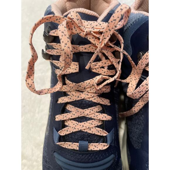 KEEN Terradora Flex Mid Height Waterproof Hiking Boots 7.5 Vintage Indigo/Peach - Picture 10 of 12